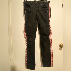Rue 21 premium stripe jeans
